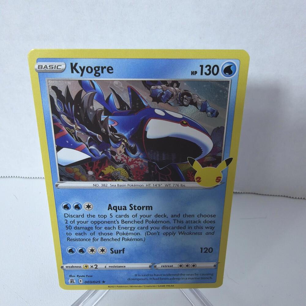 Pokémon TCG Celebrations Kyogre 003/025